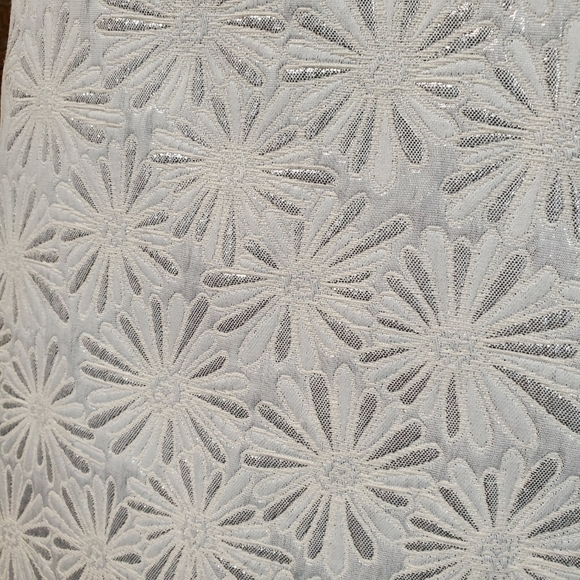 Maggy London White Beaded Cocktail Dress - Picture 6 of 7